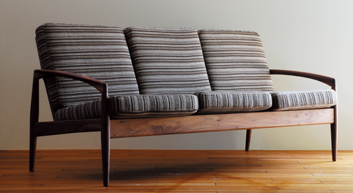 宮崎椅子製作所　Paper Knife sofa/ソファ(3人掛)　カイ・クリスチャンセン　デザイン