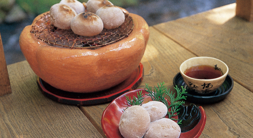 美山荘の栃もち(約70g×10個)