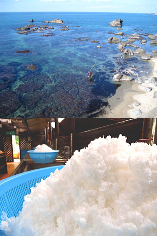日本海　新潟村上の手作り塩　白いダイヤ(100g)